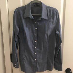 Ellen Tracy non-iron cotton button-down shirt